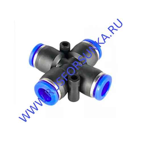 Фитинг соединительный X-образный (цанговый зажим) 2062АР